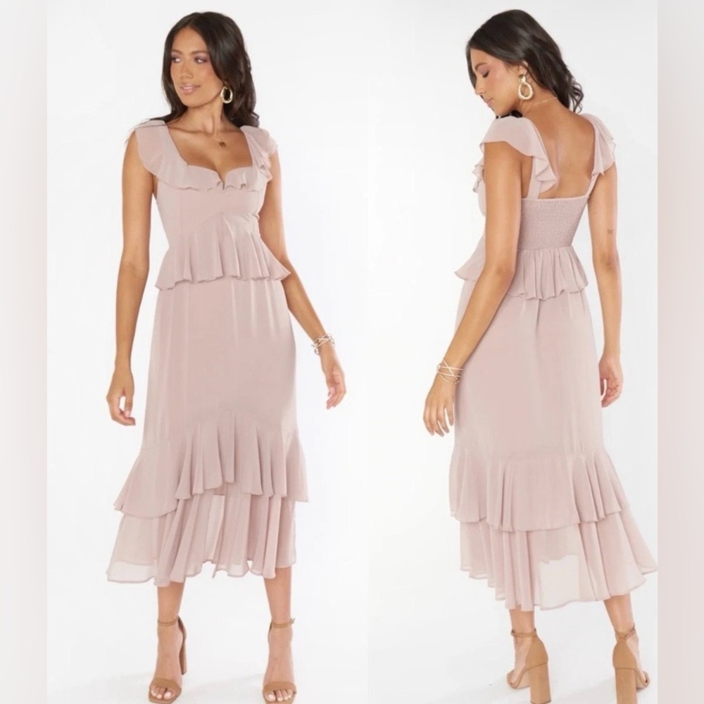 Show me Your Mumu - Reese Ruffle Midi Dress